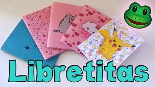 Haz libretitas fáciles  DIY Easy notebooks [upl. by Gibbon]