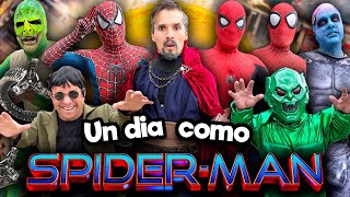 Un dia como los personajes de SPIDERMAN No Way Home   Memo Aponte [upl. by Everest]