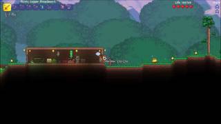 Terraria Lets Play Ep 9  Back At Home [upl. by Zebadiah]