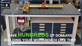 Save HUNDREDS of dollars building your workbench like this [upl. by Vedis]