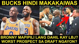 Bronny NAGDECLARE na sa NBA DRAFT  Bucks UMIIWAS daw sa Heat kaso Pacers ang BAGSAK [upl. by Kirt]