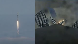 SpaceX RCM mission Falcon 9 launch and landing [upl. by Nowyt]