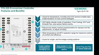 Product Review The New Siemens POL 220 Economizer Control [upl. by Repotsirhc715]