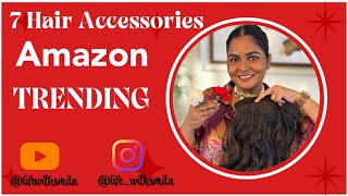 Amazon Hair Accessories and Honest Review 2024  Buy these Hair Accessories trending in 2024 [upl. by Ciprian111]