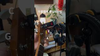 우쿨렐레 튜닝 하는법 Ukulele Tuner [upl. by Rawdan]