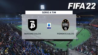 BERGAMO CALCIO ATALANTA vs PIEMONTE CALCIO JUVENTUS  SERIE A  FIFA 22 FULL GAMEPLAY [upl. by Aryahay538]