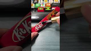 Drawing KitKat on the space bar shorts diy art tiktok trending keyboard [upl. by Aetnahc]