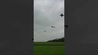 Aerobatic Planes Flying Upside Down in Formation [upl. by Ellered421]