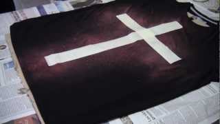 HOW TO Bleached Cross TShirt [upl. by Leveroni]