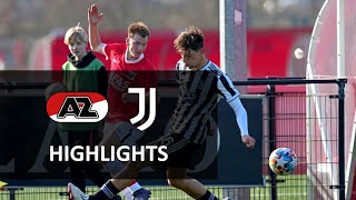 Highlights AZ  Juventus FC  UEFA Youth League [upl. by Kavanaugh358]