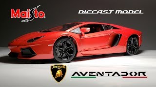 MAISTO 118 Diecast Lamborghini Aventador with ONE PROBLEM [upl. by Ahs]