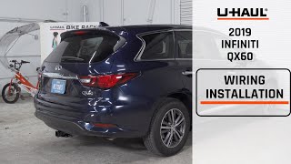 2019 Infiniti QX60 Trailer Wiring Harness Installation [upl. by Nnylanna]