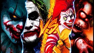 PENNYWISE amp JOKER VS RONALD MCDONALD amp KRUSTY ║ COMBATES MORTALES DE RAP ║ JAYF FT VARIOS ARTISTAS [upl. by Bonne764]