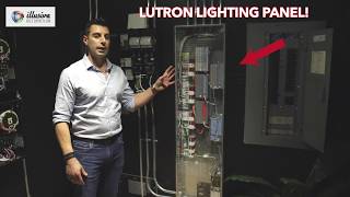 Lutron Lighting Panels w Illusive Automation [upl. by Cornel]