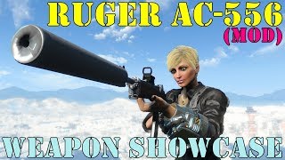 Fallout 4 Weapon Showcase Ruger AC556 Mod [upl. by Colby]