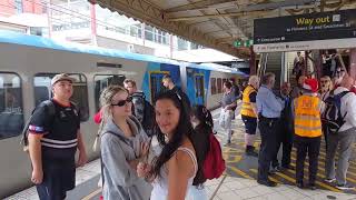 A Blessed new year to all Part 2 Trains at Flinders street station Australia [upl. by Colis27]