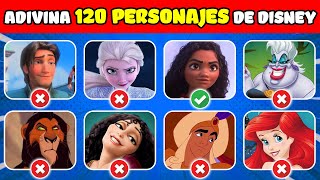 Adivina Los 120 PERSONAJES DE DISNEY Por CANCIONES 🎶🔊 ¿Adivina QUIÉN CANTA Elsa Moana NT Adivinar [upl. by Ynes764]