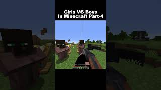 Girls VS Boys in Minecraft Part4 indiangamer hindigameplay minecraftfunny funny [upl. by Eph752]