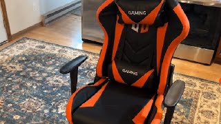 GOTMINSI Gaming Chair Racing Office Chair Computer Desk Chair Executive and Ergonomic Reclining Swiv [upl. by Leinahtan]