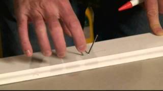 How to Fasten Trim to Drywall Attached to Metal Wall Studs Video [upl. by Sarson]