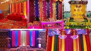 Haldi decoration ideas haldi ceremony [upl. by Salokkin914]