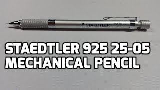 Staedtler 925 2505 05mm Mechanical Pencil Unboxing and Review [upl. by Calandra873]