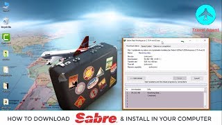 How To Download And Install Sabre Red Workspace In your PC  Airline Ticketing Software 2022 [upl. by Lessirg]