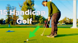 15 Handicap Golfer Vs Par 3 Course [upl. by Reginnej]