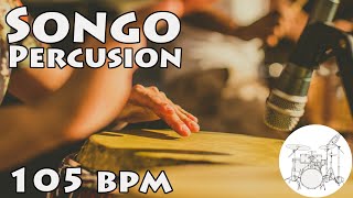 Ritmo Para Tocar Songo 105 bpm  Play along drums Songo 105 bpm [upl. by Vale960]