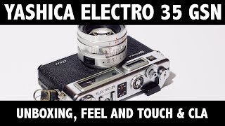 Yashica Electro 35 GSN unboxing and CLA [upl. by Bradwell]