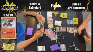 FINALS Arc Dura Umbreon vs Sableye Charizard Lost Box  Paldea Evolved Gameplay Pokemon TCG [upl. by Orman]