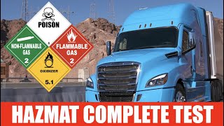 COMPLETE CDL HAZMAT ENDORSEMENT TEST 2020 CDL HAZMAT Test [upl. by Llertniuq]