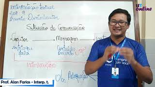 Interpretação de texto  Prof Alan Farias  Situação de comunicação  1° ano [upl. by Reppiks]