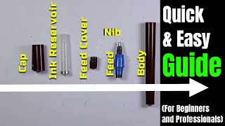 How To Disassemble Technical Pen Quick amp Easy Tutorial Isomars Technoart amp Rotring Isograph [upl. by Surat153]