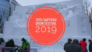 70th Sapporo Snow Festival 2019 [upl. by Eulalee]