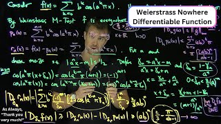 The Weierstrass Nowhere Differentiable Function [upl. by Naehgem]