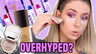 I Tried VIRAL OVERHYPED MAKEUP Why Are People Buying These [upl. by Airpac]