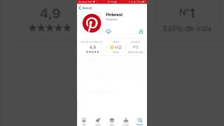 como baixar e instalar Pinterest no iphone [upl. by Navak512]