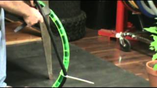 Airless Bicycle Tire Installation [upl. by Aitekram]