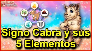 Signo Cabra Características y sus 5 elementos  Las Cinco Cabras del Zodiaco Chino [upl. by Eldon]