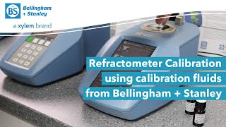 Refractometer calibration with Bellingham  Stanley calibration fluid [upl. by Kudva]