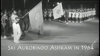 Sri Aurobindo Ashram in 1964 FrenchEnglishHindiRussian [upl. by Akimrehs]