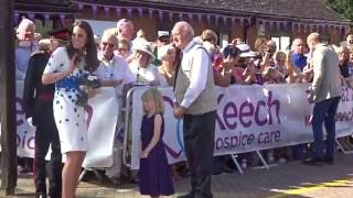 The Duke And Duchess Of Cambridge William and Kate Visit Keech Hospice Care In Luton [upl. by Kellina]