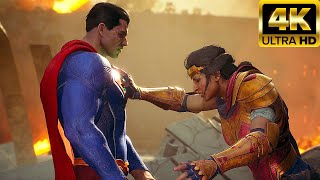 Superman Vs Wonder Woman Fight Scene  Suicide Squad Kill The Justice League 2024 [upl. by Retsevlys]