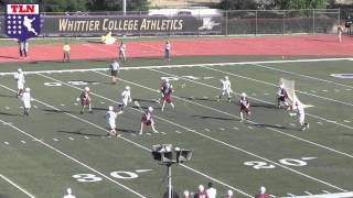 Whittier vs 11 Union Lacrosse Highlights [upl. by Noiroc]