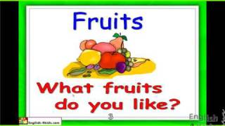 ESL Beginners English Lesson  Names of Fruits [upl. by Avle]