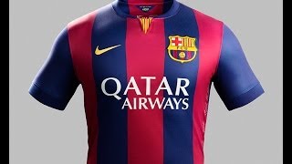 FC Barcelona home kit Seasson 201415  CraftedToWin [upl. by Milissa]