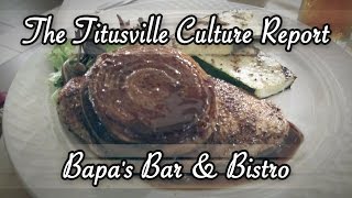 The Titusville Culture Report Bapas Bar amp Bistro [upl. by Ahsiki]