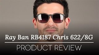 RayBan RB4187 Chris Sunglasses Review [upl. by Ahsinra590]