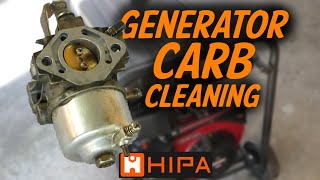 Generator wont start Runs rough Carburetor cleaning is easy [upl. by Aleibarg]